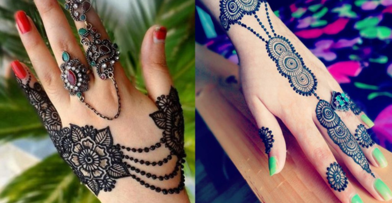 Back Hand Mehandi Design