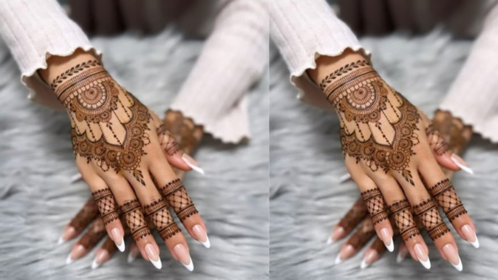 Back Hand Mehandi Design