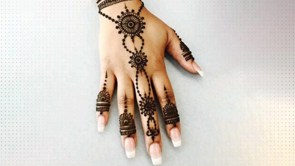 Back Hand Mehandi Design