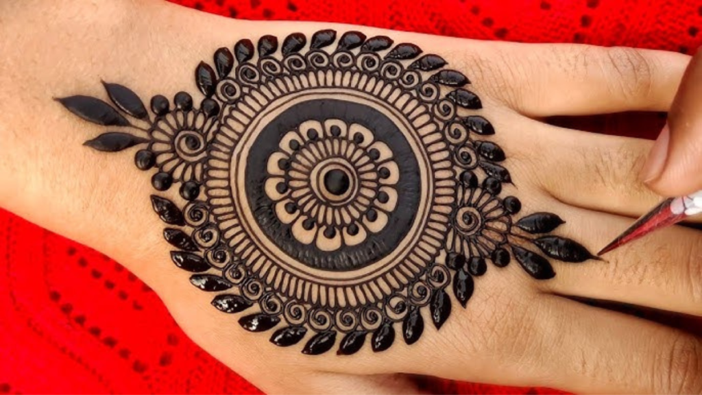 Back Hand Mehandi Design