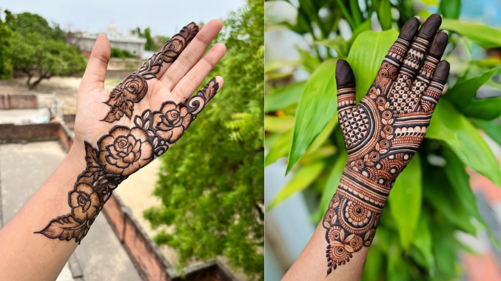 Short Hand Mehndi Design