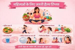 महिलाओं के लिए जरूरी हेल्थ टिप्स