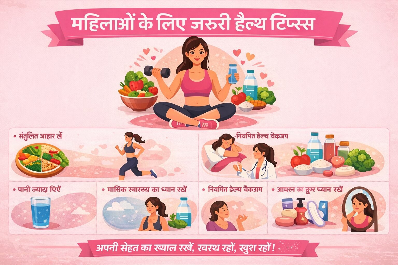 महिलाओं के लिए जरूरी हेल्थ टिप्स