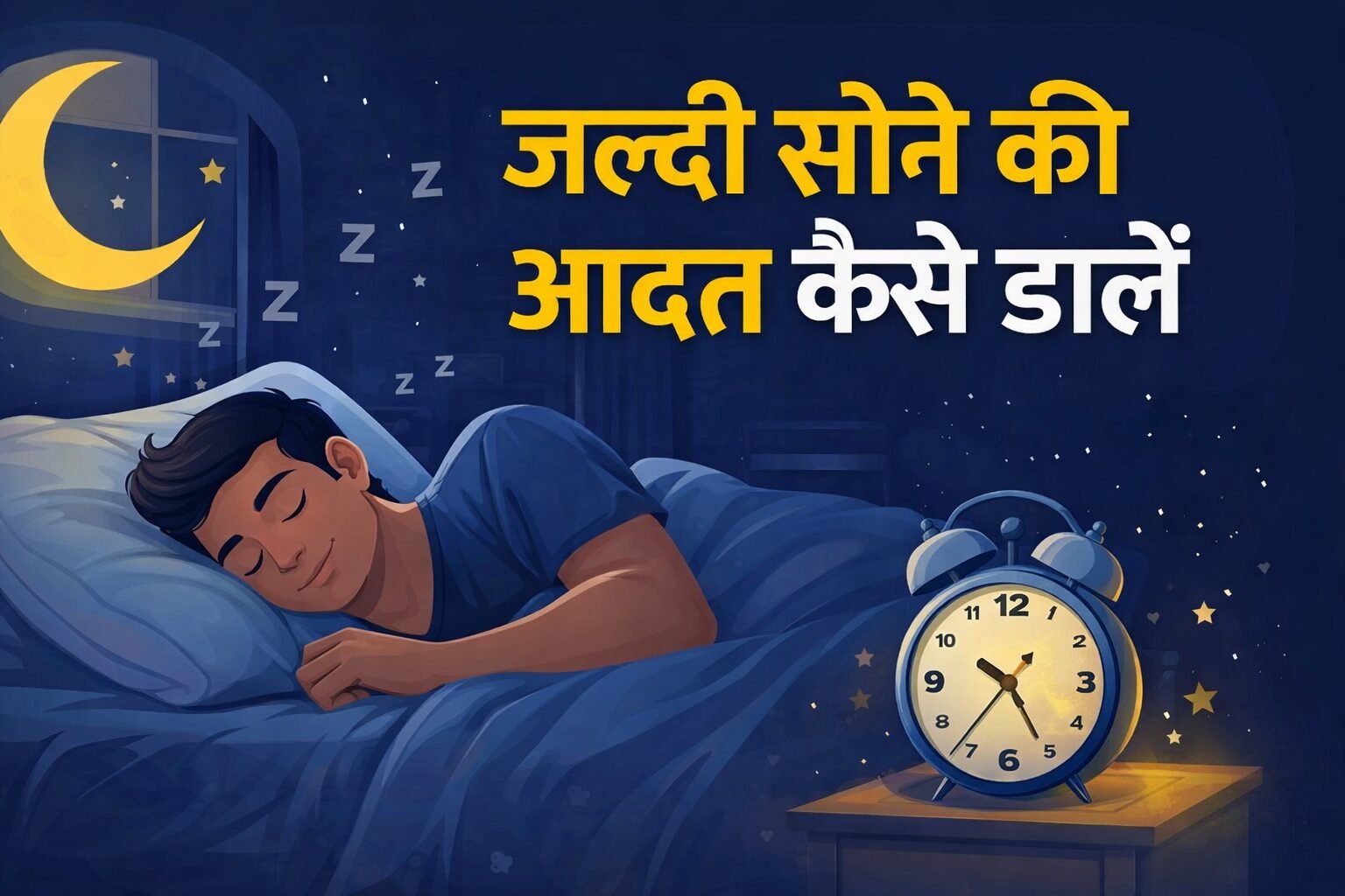 जल्दी सोने की आदत कैसे डालें