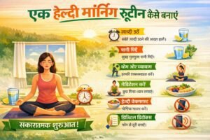 “एक हेल्दी मॉर्निंग रूटीन कैसे बनाएं”