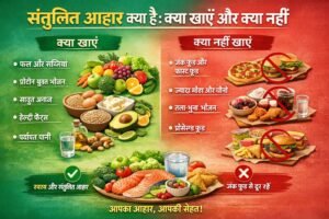 “संतुलित आहार क्या है: क्या खाएं और क्या नहीं”