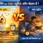 मॉर्निंग vs नाइट रूटीन: कौन बेहतर है?