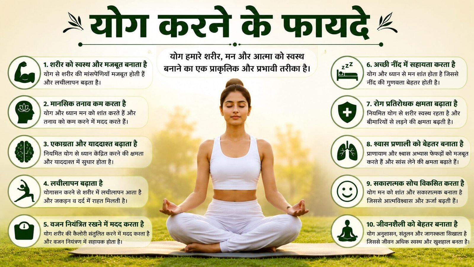 योग करने के फायदे