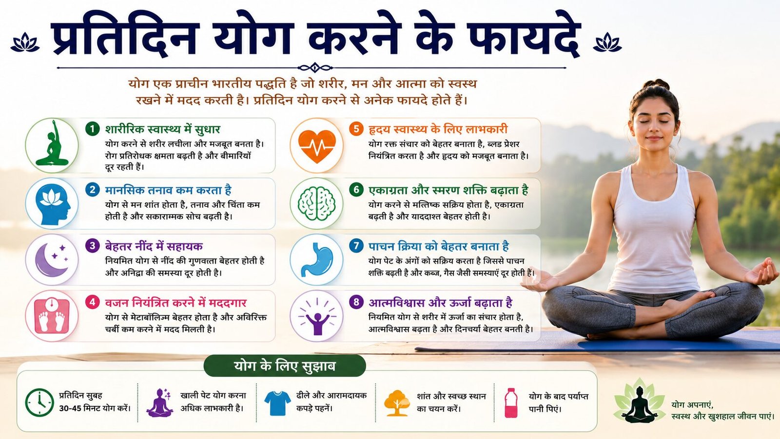 प्रतिदिन योग करने के फायदे