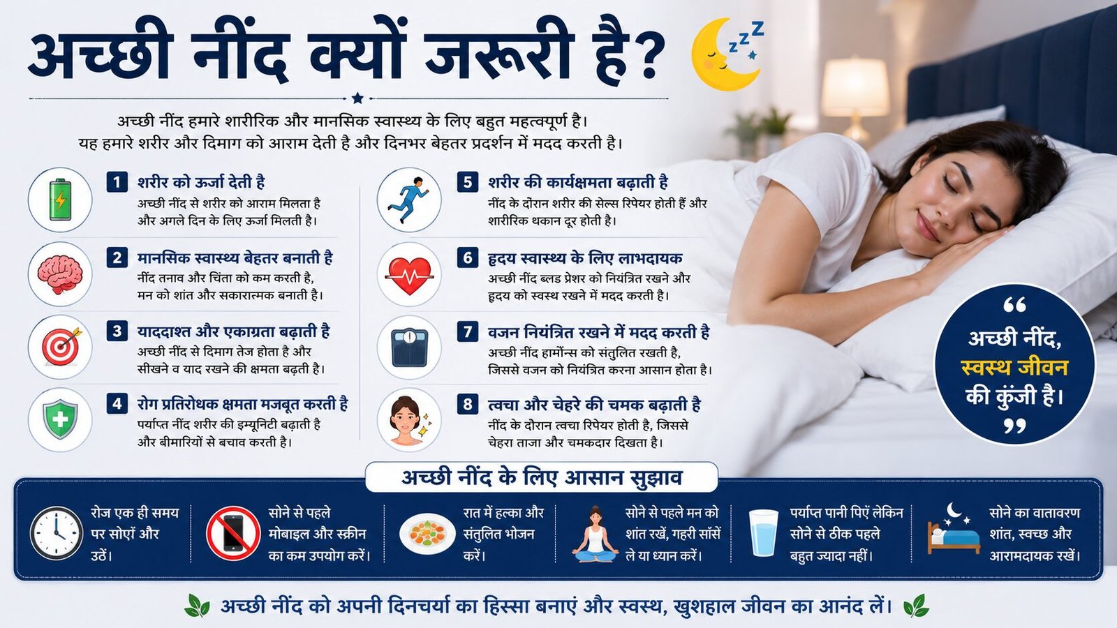 अच्छी नींद क्यों जरूरी है?