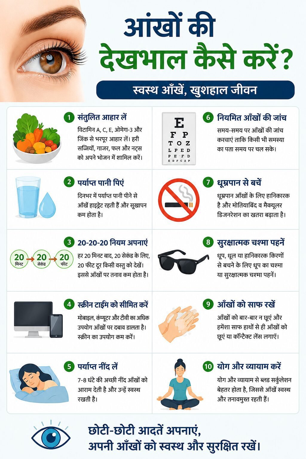 आंखों की देखभाल कैसे करें