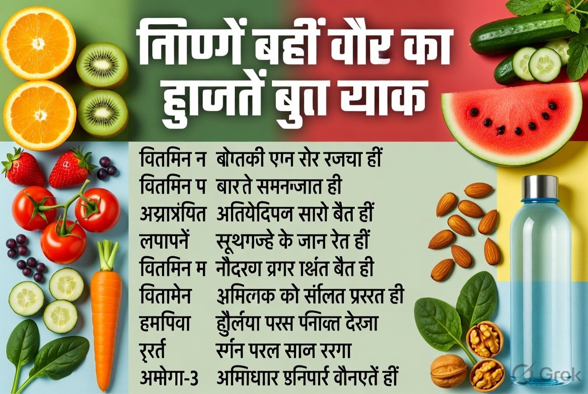 त्वचा और स्वास्थ्य के लिए सही भोजन: स्वस्थ शरीर और चमकदार त्वचा का रहस्य परिचय हमारे शरीर और त्वचा का स्वास्थ्य सीधे हमारे खान-पान पर निर्भर करता है। लोग अक्सर सुंदर और चमकदार त्वचा पाने के लिए कई प्रकार के उत्पादों का उपयोग करते हैं, लेकिन सही भोजन का प्रभाव सबसे अधिक और लंबे समय तक दिखाई देता है। यदि हम रोज़ाना संतुलित और पौष्टिक आहार लें, तो न केवल शरीर स्वस्थ रहता है बल्कि त्वचा भी प्राकृतिक रूप से चमकदार और स्वस्थ दिखाई देती है। 1. संतुलित आहार का महत्व संतुलित भोजन शरीर को आवश्यक पोषक तत्व प्रदान करता है। शरीर को विटामिन, प्रोटीन, मिनरल्स और फाइबर की जरूरत होती है। सही भोजन शरीर की कार्यक्षमता बढ़ाता है और त्वचा को अंदर से पोषण देता है। इसलिए भोजन में विभिन्न प्रकार के पोषक तत्व शामिल करना चाहिए। 2. फलों और सब्जियों का सेवन करें ताजे फल और हरी सब्जियाँ त्वचा और स्वास्थ्य दोनों के लिए बहुत लाभदायक होते हैं। इनमें विटामिन और एंटीऑक्सीडेंट पाए जाते हैं जो त्वचा को स्वस्थ रखने में मदद करते हैं। संतरा और नींबू – विटामिन C से भरपूर होते हैं। गाजर – त्वचा के लिए लाभकारी होती है। पालक और हरी सब्जियाँ – शरीर को आवश्यक पोषण देती हैं। 3. पर्याप्त पानी पिएँ पानी शरीर और त्वचा दोनों के लिए बहुत महत्वपूर्ण है। पर्याप्त पानी पीने से शरीर से विषैले पदार्थ बाहर निकलते हैं और त्वचा हाइड्रेट रहती है। पानी की कमी होने पर त्वचा रूखी और बेजान दिखाई दे सकती है। इसलिए दिन भर पर्याप्त मात्रा में पानी पीना चाहिए। 4. प्रोटीन युक्त भोजन लें प्रोटीन शरीर की कोशिकाओं की मरम्मत और विकास के लिए आवश्यक होता है। त्वचा को स्वस्थ रखने के लिए भी प्रोटीन महत्वपूर्ण भूमिका निभाता है। प्रोटीन के अच्छे स्रोत: दूध दही दाल अंडे सोयाबीन 5. विटामिन और मिनरल्स का महत्व स्वस्थ त्वचा और शरीर के लिए विटामिन और मिनरल्स बहुत जरूरी होते हैं। विटामिन A – त्वचा को स्वस्थ बनाए रखता है। विटामिन C – त्वचा की चमक बढ़ाने में मदद करता है। विटामिन E – त्वचा की नमी बनाए रखने में सहायक होता है। जिंक और आयरन – शरीर की मजबूती और त्वचा के स्वास्थ्य के लिए उपयोगी हैं। 6. जंक फूड और अधिक तेल वाले भोजन से बचें अधिक तला-भुना और जंक फूड शरीर और त्वचा दोनों को नुकसान पहुँचा सकता है। ऐसे भोजन से वजन बढ़ सकता है और त्वचा पर दाग, मुहाँसे तथा अन्य समस्याएँ हो सकती हैं। इसलिए घर का ताजा और पौष्टिक भोजन बेहतर विकल्प है। 7. नियमित जीवनशैली अपनाएँ सिर्फ अच्छा भोजन ही नहीं, बल्कि अच्छी दिनचर्या भी आवश्यक है। समय पर खाना, पर्याप्त नींद और हल्का व्यायाम शरीर और त्वचा दोनों को स्वस्थ बनाए रखते हैं। निष्कर्ष त्वचा और स्वास्थ्य को बेहतर बनाए रखने के लिए सही भोजन सबसे महत्वपूर्ण भूमिका निभाता है। यदि हम अपने आहार में फल, सब्जियाँ, प्रोटीन, पर्याप्त पानी और पोषक तत्वों को शामिल करें तथा अस्वस्थ भोजन से बचें, तो हमारा शरीर स्वस्थ और त्वचा प्राकृतिक रूप से सुंदर दिखाई देगी। स्वस्थ भोजन अपनाएँ और बेहतर जीवन की ओर कदम बढ़ाएँ।