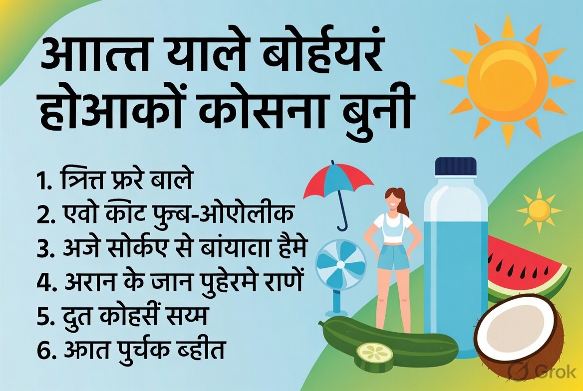 गर्मियों में शरीर को स्वस्थ कैसे रखें