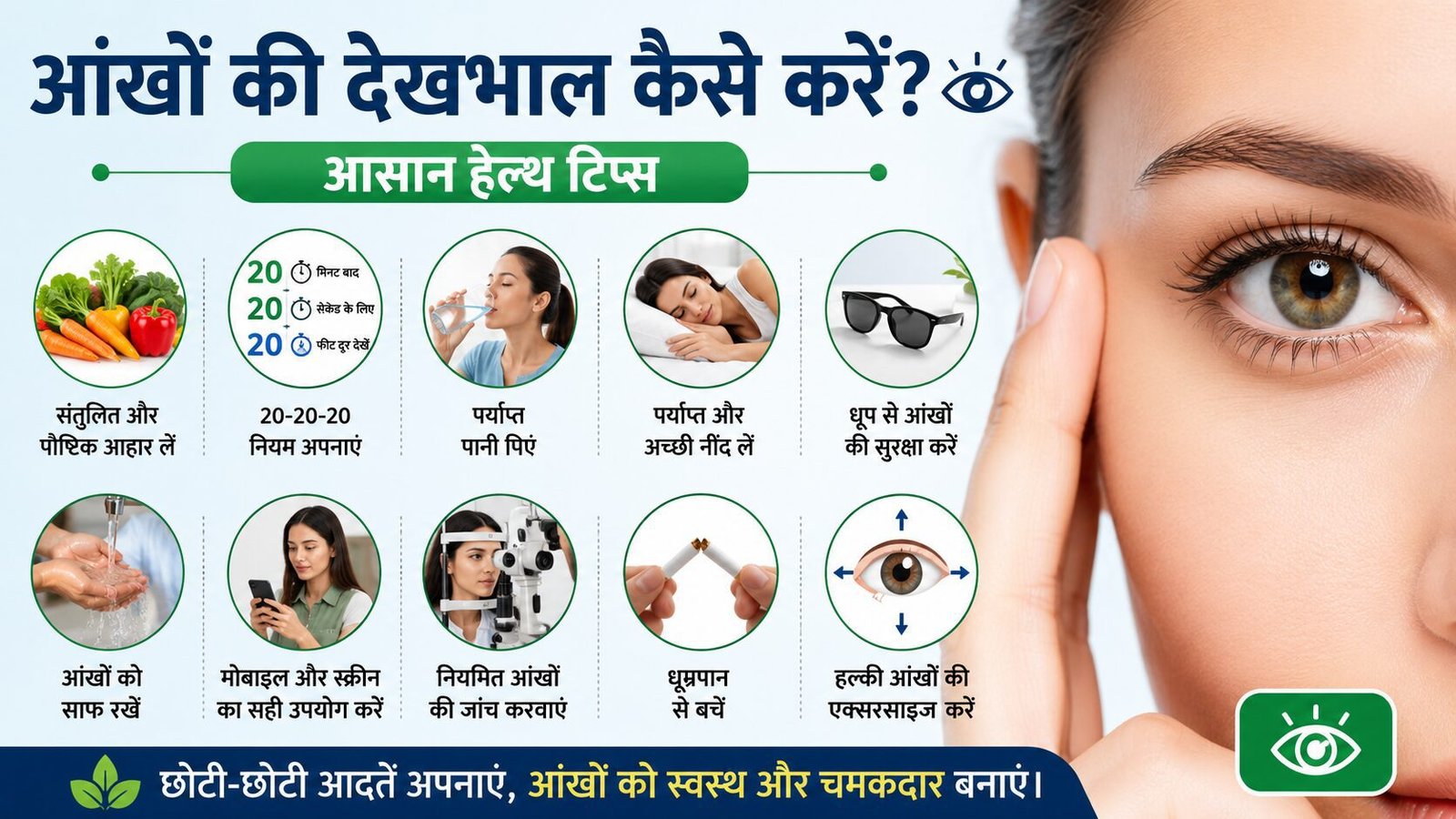 आंखों की देखभाल कैसे करें? आसान हेल्थ टिप्स परिचय