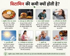 विटामिन की कमी क्यों होती है?