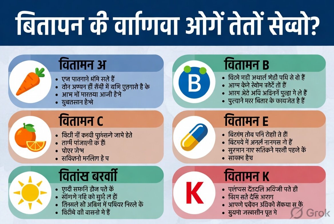 शरीर में विटामिन की कमी कैसे पहचानें?
