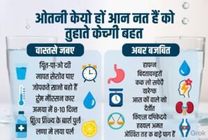 पानी पीने के सही तरीके और स्वास्थ्य पर इसका प्रभाव