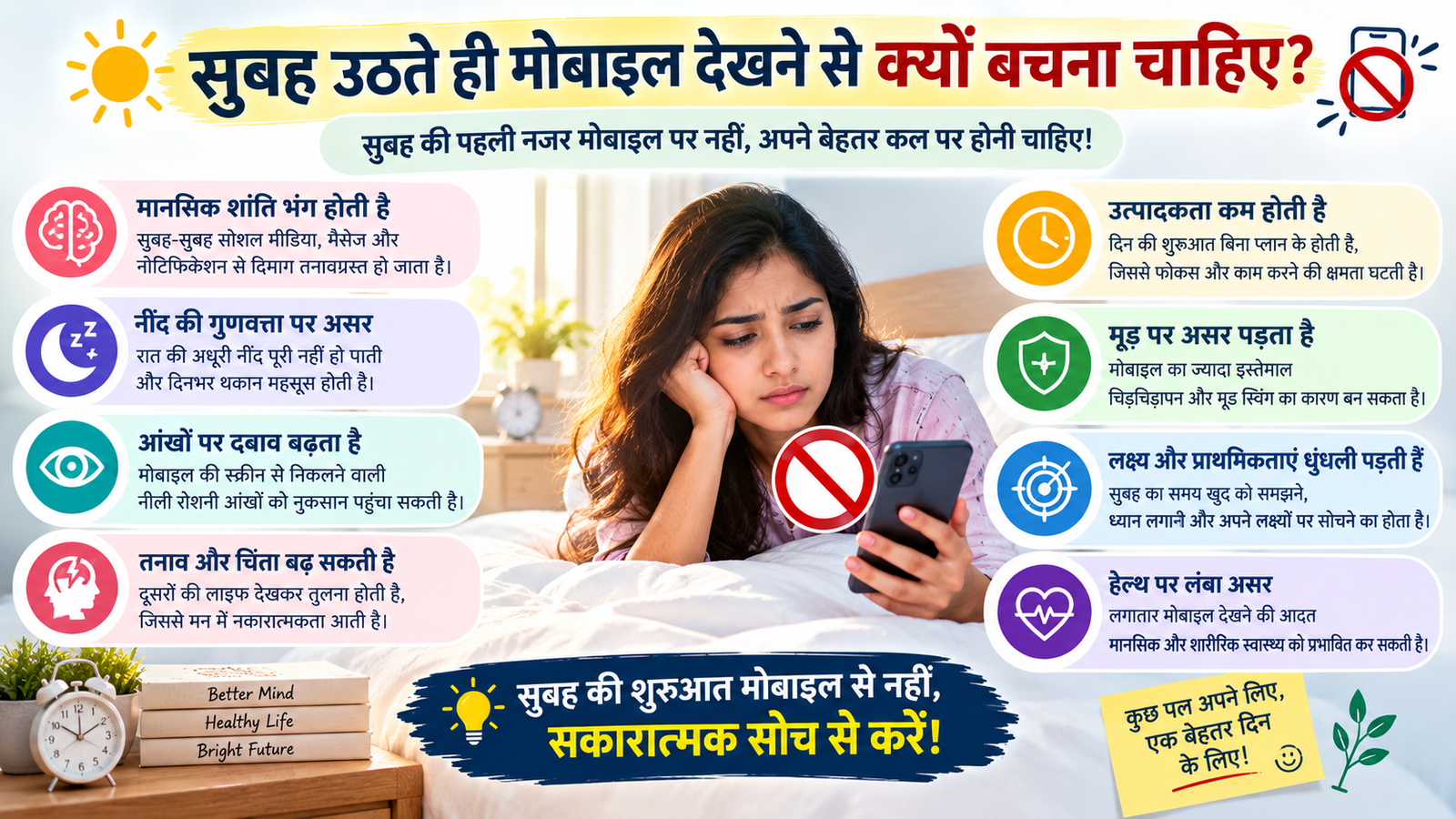 सुबह उठते ही मोबाइल देखने से क्यों बचना चाहिए?