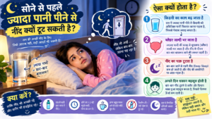 सोने से पहले पानी और नींद
