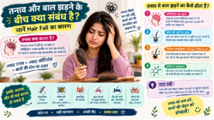 तनाव और बाल झड़ने का संबंध