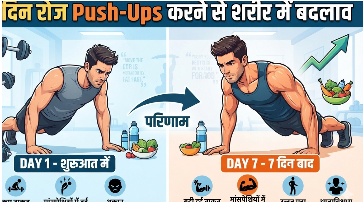 -day push-up challenge and fitness workout at home