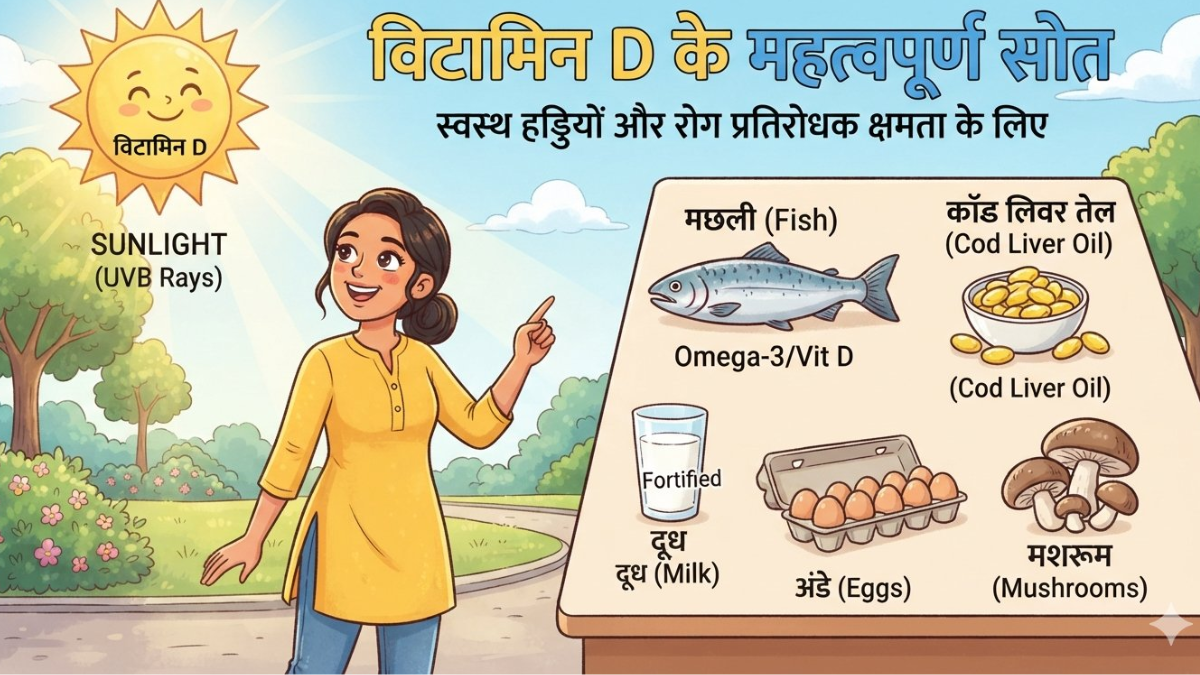 विटामिन D के प्राकृतिक स्रोतों के बारे में क्या जानना जरूरी है?