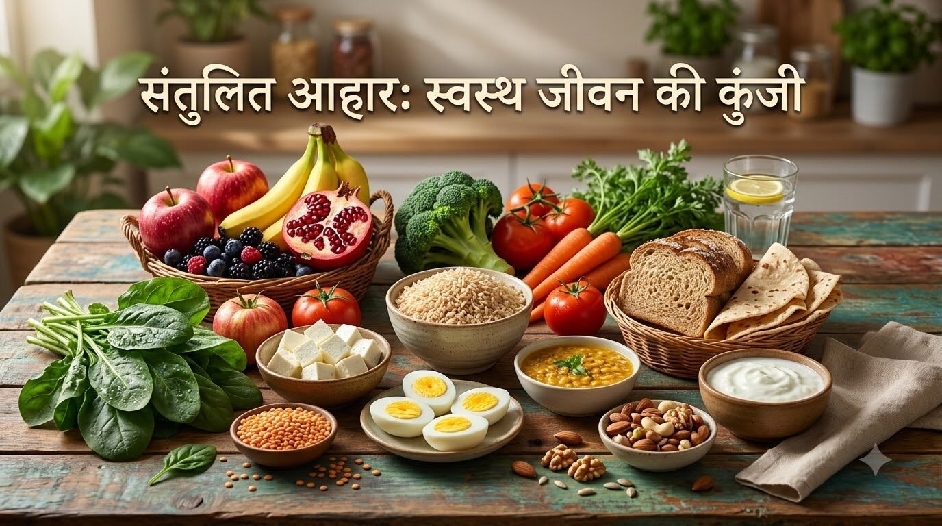 संतुलित आहार क्या होता है? जानिए Balanced Diet के फायदे और जरूरी तत्व